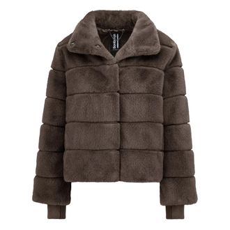 Bomboogie Mantella in ecopelliccia - - Jackets - Donna - Marrone - L