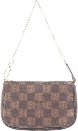 Louis Vuitton Pre-owned Mini Bags, female, Brown, Size: ONE SIZE Pre-owned Canvas Mini Bag
