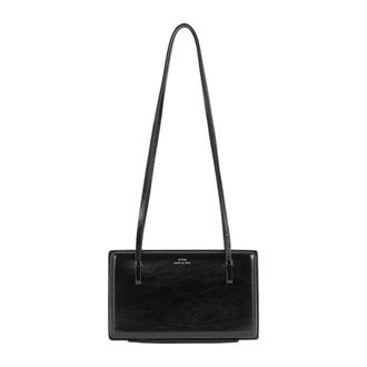 Toteme Cocktail Naplack Shoulder Bag - female - Tot&ecirc;Me - Shoulder Bags - Black - ONE SIZE - Bags