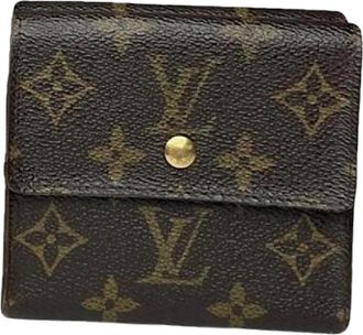 Louis Vuitton Pre-owned Leren Portemonnee - Dames - Vintage Accessoires - Bruin - ONE Size - Leer - Vintage