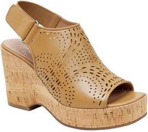 Linea Paolo Viviana Platform Wedge Sandal in Camel at Nordstrom Rack, Size 5.5