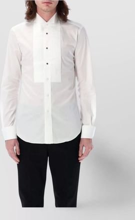 Junya Watanabe tailored shirt with pleated front and long sleeves