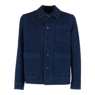 Circolo 1901 Denim Jackets, male, Blue, Size: XL Giubbino Indaco