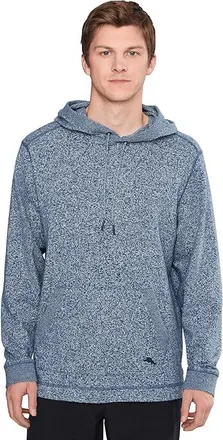 Tommy Bahama Sand Runner Pullover Hoodie Mens Sweatshirt Deep Space Heather : 3XL, Cotton