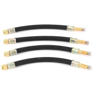 OEM Adaptador De Extensi&oacute;n De V&aacute;lvula De Neum&aacute;tico, 4 Piezas, Manguera Inflable Flexible Universal Para Transferencia De Neum&aacute;ticos Para Coche De 190 Mm -