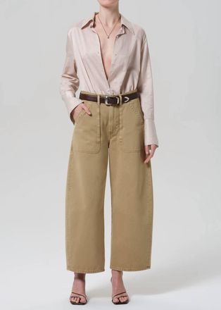 Citizens Of Humanity Ayla Cargo Crop Pants In Gobi