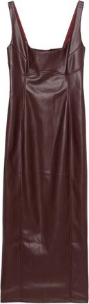 So Allure Jurk van imitatieleer - Bruin