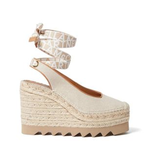 Stella McCartney Stella McCartney, Wedges, female, Beige, Size: 11 US Shoes Stella Mccartney