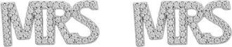 Untamed Petals MRS Crystal Studs in Silver at Nordstrom