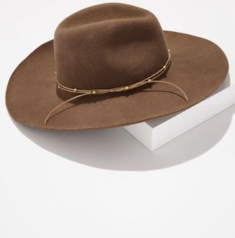 Hat Attack Aspen Cowgirl Hat - Taupe - 001 Talbots