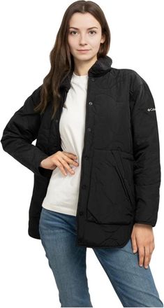 Columbia Jassen, Dames, Zwart, XS, Gewatteerde damesjas
