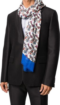 Billionaire Boys Club Womens Motorbike Print Scarf Ss20 M