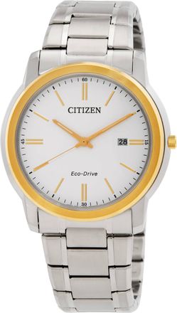 Citizen Eco-Drive White Dial Mens Watch AW1219-53A