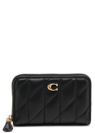 Coach Pillow Quilted Leather Wallet - Black - One Size