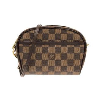 Louis Vuitton Pre-owned Cross Body Bags, female, Brown, Size: ONE SIZE Pre-owned Pochette Ipanema Damier shoulder bag