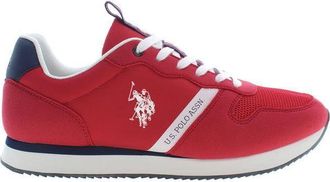 U.S.Polo Association Red Polyester Men Mens Sneaker, Red, 9 UK