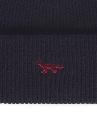 Maison Kitsun&eacute; Embroidered Fox Beanie
