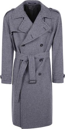 Tagliatore Born Trench Jacket - Heren - Trenchcoats - Grijs - L - Jassen