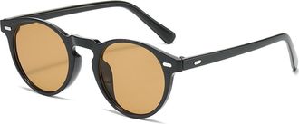 Generic Outdoor Mens Commuter Sunglasses Party Womens Driving Sun Glasses(Brown)