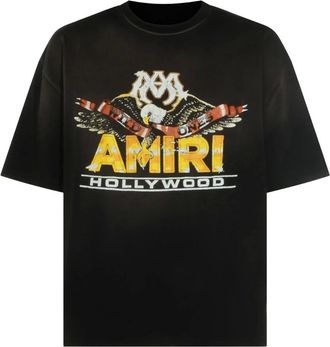 Amiri Hombre, Camisetas, Negro, Talla: L
