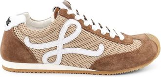 Loewe Schoenen, Dames, Bruin, 36 EU, Nylon, Ballet Runner 2.0 Sneakers