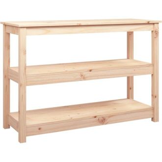 vidaXL Mesa Consola Madera Maciza De Pino 110x40x74 Cm Vidaxl