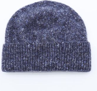 Brunello Cucinelli Blue Cashmere Hat