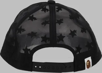 A Bathing Ape 001CPM301004M_BLACK Baseball Cap - Black