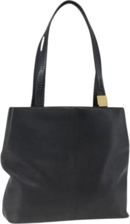 Burberry Pre-owned Vintage Schoudertas - Dames - Vintage Schoudertas - Zwart - ONE Size - Leer - Vintage