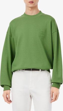 Lacoste Cotton & Modal Sweatshirt in Lambs Lettuce at Nordstrom, Size 4