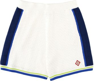Casablanca Crochet Retro Knit Shorts
