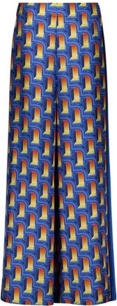 Casablanca Geometrische Wide-Leg Broek - Dames - Wijde Broeken - Veelkleurig - 2XS - Broeken