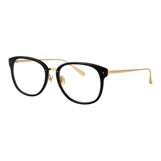Linda Farrow Glasses, unisex, Black, Size: 58 MM Stylish Optical Glasses by Cyrus