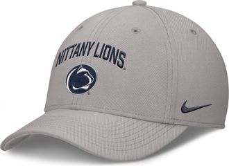 Nike Penn State On-Field Rise Swoosh Nike Mens Dri-FIT College Hat in Grey | NC0309TPSN-96C