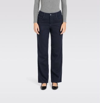 MAC Broeken Straight-Jeans MAC GRACIA, Damen, Gr. 34, L&auml;nge 34, schwarz rinsewash, Denim/Jeans, Obermaterial: 77% Baumwolle, 10% Polyester, 10% Viskose, 3% Elasth