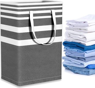 OEM Cesta Grande Para Ropa De Lino, Cesto Port&aacute;til Para Ropa De 75l Con Asa, Bolsa De Lavander&iacute;a Plegable Para Ropa Sucia, Lavander&iacute;a, Dormitorio, Cesta D