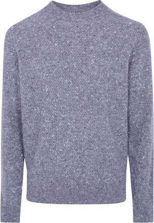 FILIPPO DE LAURENTIIS G.Collo ML Wc 7Bd - Heren - Ronde hals truien - Grijs - 2XL - Leer - Truien & Vesten
