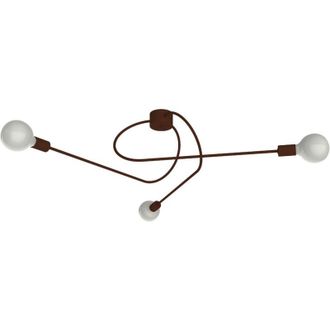 Lumicom Lumicom - elica Plafoniera, 3X E27, max 42W, metallo, corten, D.80cm