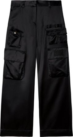 Off-white Toybox cargo pants - women - Viscose - 44 - Black