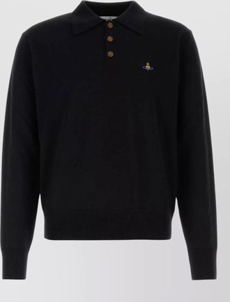 Vivienne Westwood wool long-sleeve polo shirt