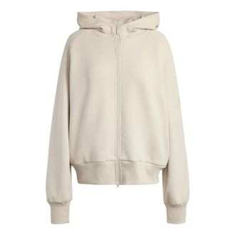 adidas (WMNS) adidas Soft Lux Full Zip Hoodie Crystal Linen KT0443