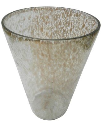 A&B Home Discontinued A&B Home 9In Cone Vase With Bubble Pattern