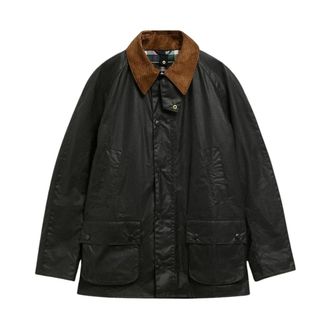 Barbour Ashby Wax Jacket - Heren - Jassen - Groen - Maat: S Katoen
