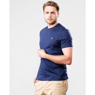 Lyle & Scott Tee SS Plain T-Shirt Blauw