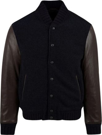 The Jack Leathers Leren jassen met drukknoopsluiting - Heren - Leren en Su&egrave;de Jassen - Bruin - L - Jassen