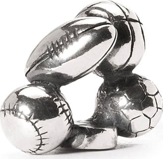 Trollbeads Womens Team Bead Charm In Silver