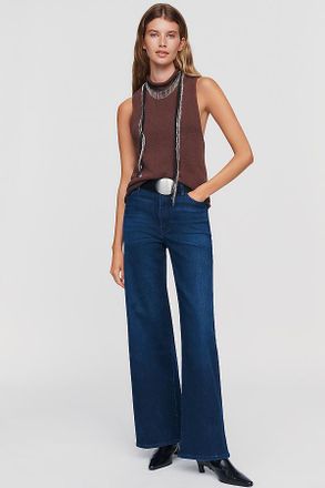Frame Denim Le Slim Palazzo High-Rise Wide-Leg Jeans