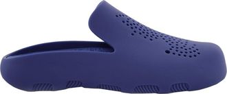 Burberry Stingray Perforated Rubber Slides, Brand Size 44 (US Size 11)