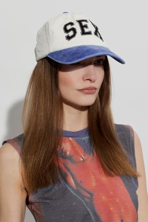 Carne Bollente Baseball Cap, Unisex, White