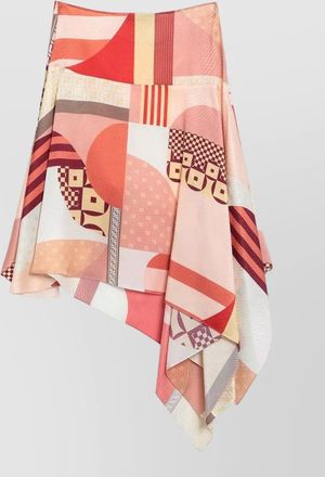 Fendi asymmetric draped skirt
